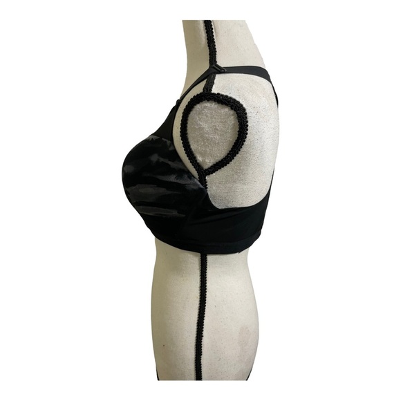 Victoria's Secret 36d Black On Point Incredible Sports Bra adjustable straps - Picture 5 of 8